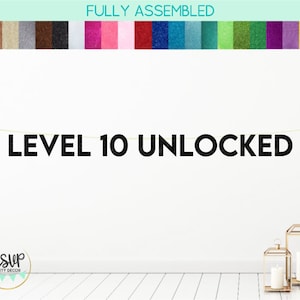 Level Unlocked Banner, Custom Age Unlocked Banner, Gaming Birthday Party Decorations, Video Game Party Decor, Age Unlocked Banner