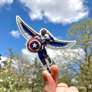 Star Spangled Man Vinyl Sticker / Decal