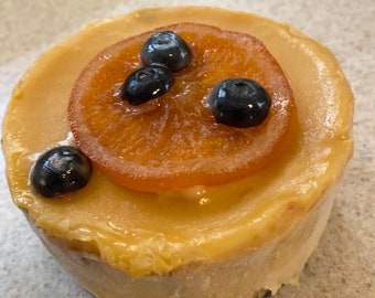 Orange Cheesecake 4x2 inch