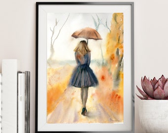 Umbrella Painting Etsy