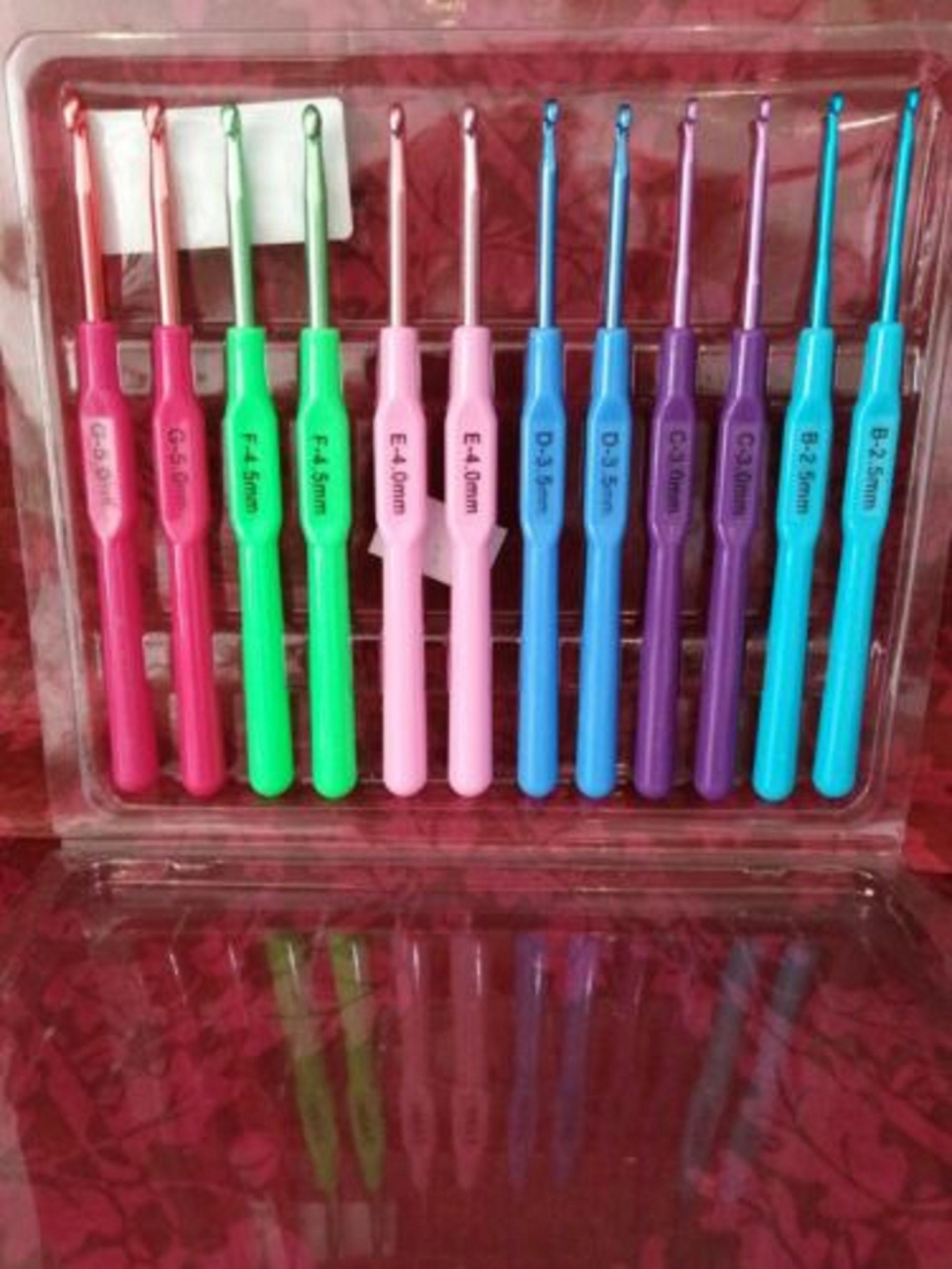 Crochet Hooks metal mostly aluminium various sizes choose Etsy