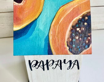 Papaya Bird House