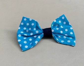 Dog/Cat Bow Ties // BLUE Polka Dots