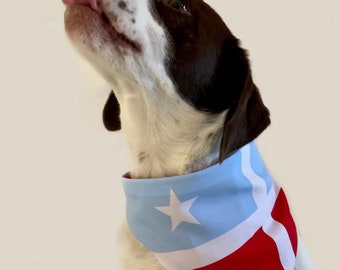 Grito de Lares Special Edition Dog Bandana // Lares Boricua Bandana // Puerto Rican Flag // Lares Flag