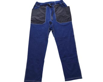 Rare GRN Tokyo Japan Standard of Earth Denim - Multi-Pocket Hiking Utility Pants - Japanese Brand Gorpcore Aesthetic Retro Outdoor Workwear