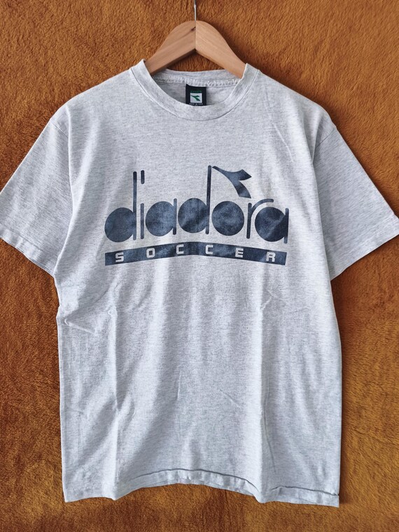 Diadora, Vintage 90s Diadora Soccer Locker Phoenix T-Shirt | 10th Anniversary 1985-1995 | Phoenix Sports Centre Indoor Soccer Tee | Sportswear
