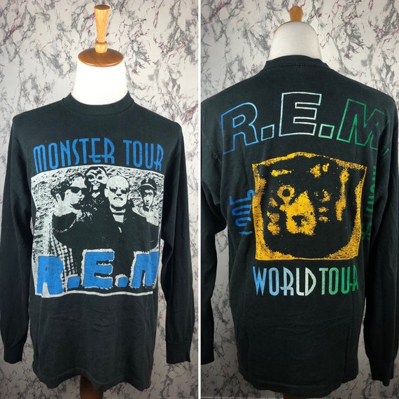 Vintage 90’s R.E.M Monster World Tour 1995 Longsle