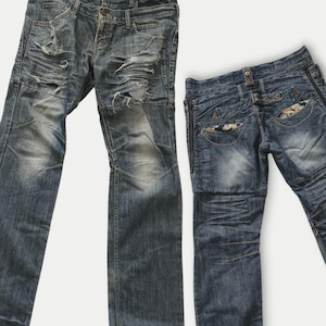 Ppfm Double Waisted Jeans - Etsy