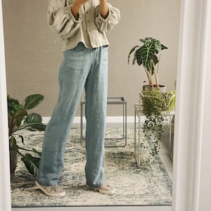 Women's linen pants / linen trousers / GIGI