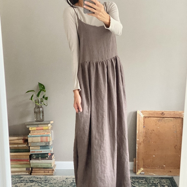 Robe femme en lin ELENA - LONGUE - longueur personnalisée