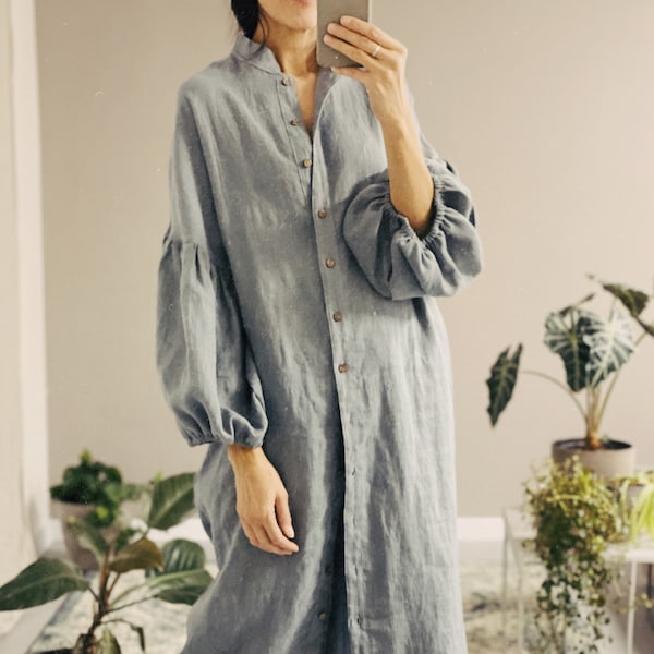 Latvia Linen Dress main image 1