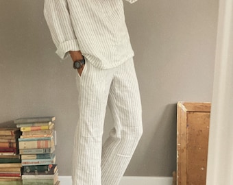 Men's linen pajamas