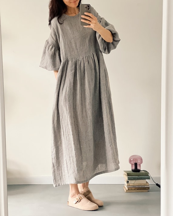 olivia grey dress Women's Gray Floral Print Kimono Chiffon Wrap Maxi Dress main image 1