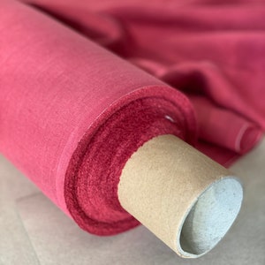 Linen fabric, 100% linen OEKO-TEX 100 standard, Softened linen fabric, Washed linen fabric, Medium weight linen image 3