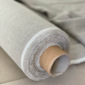 Linen fabric, 100% linen OEKO-TEX 100 standard, Softened linen fabric, Washed linen fabric, Medium weight linen image 4