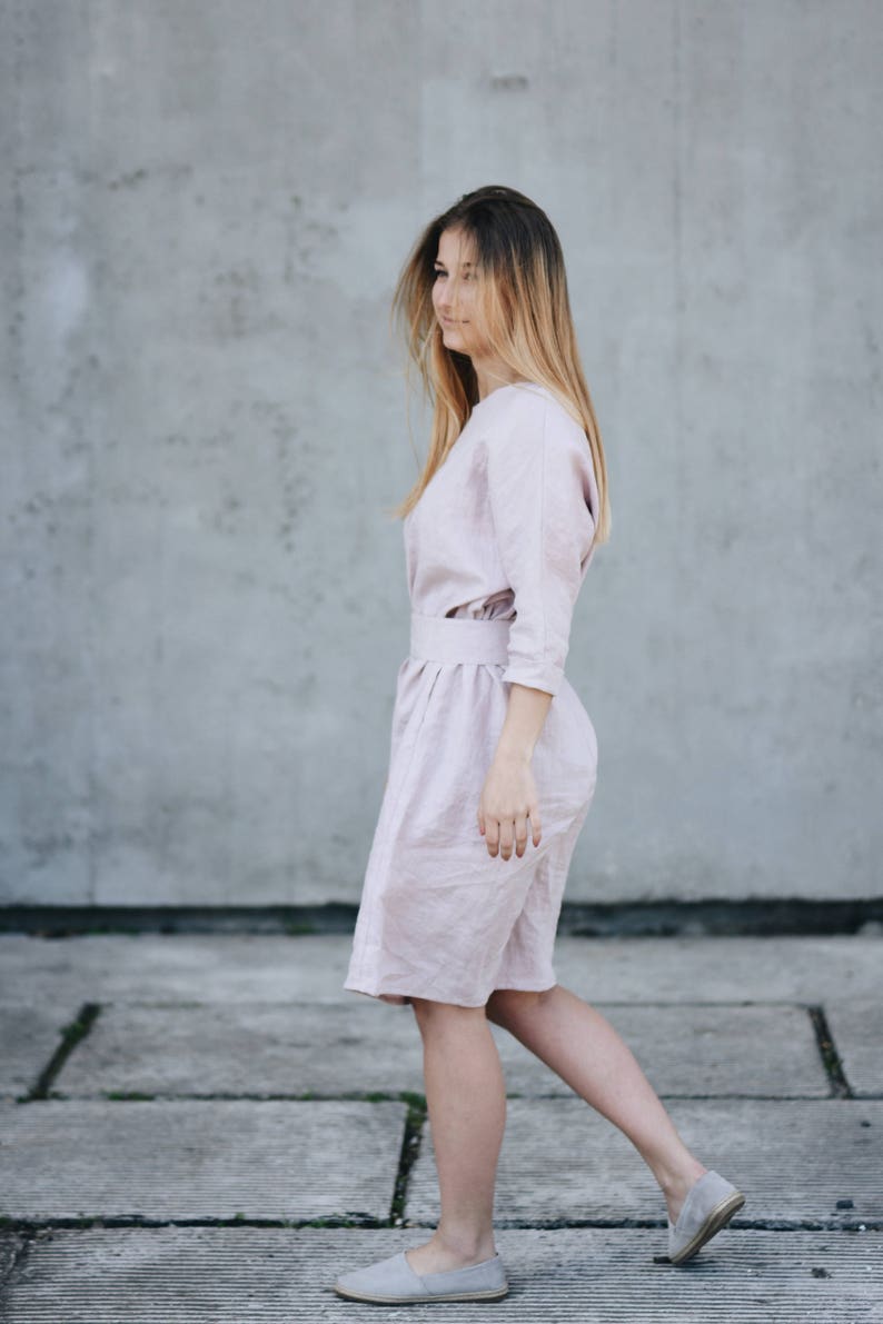Linen Dress - OS13694-9