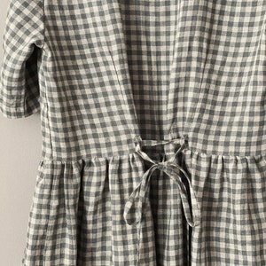 Women's Linen Buttons Dress LUISA Short Sleeve - Etsy