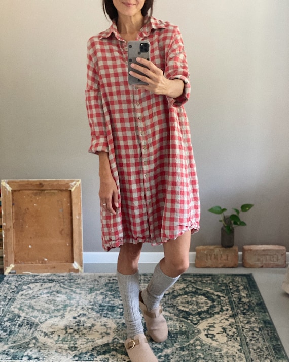 chinese dress ladies The Linen A-Line Midi Dress