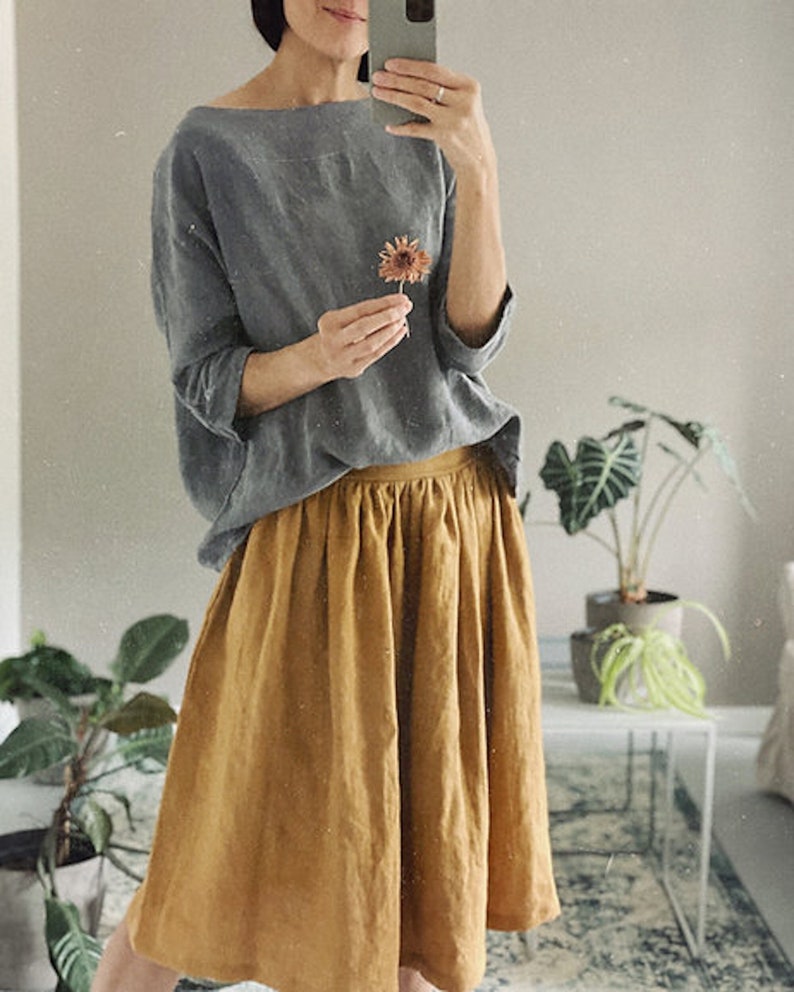 Women's linen skirt image 1