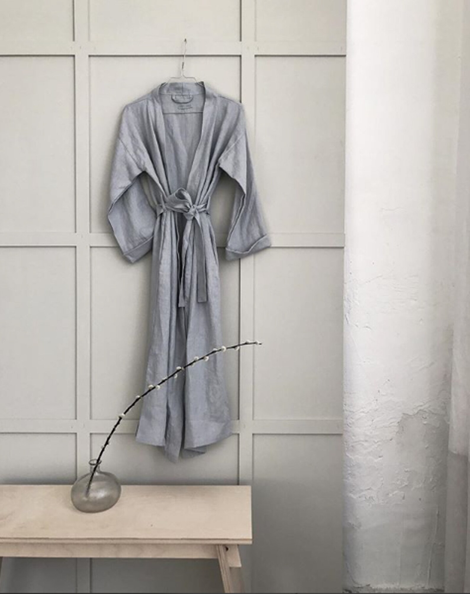 Women's Linen Robe Etsy Australia
