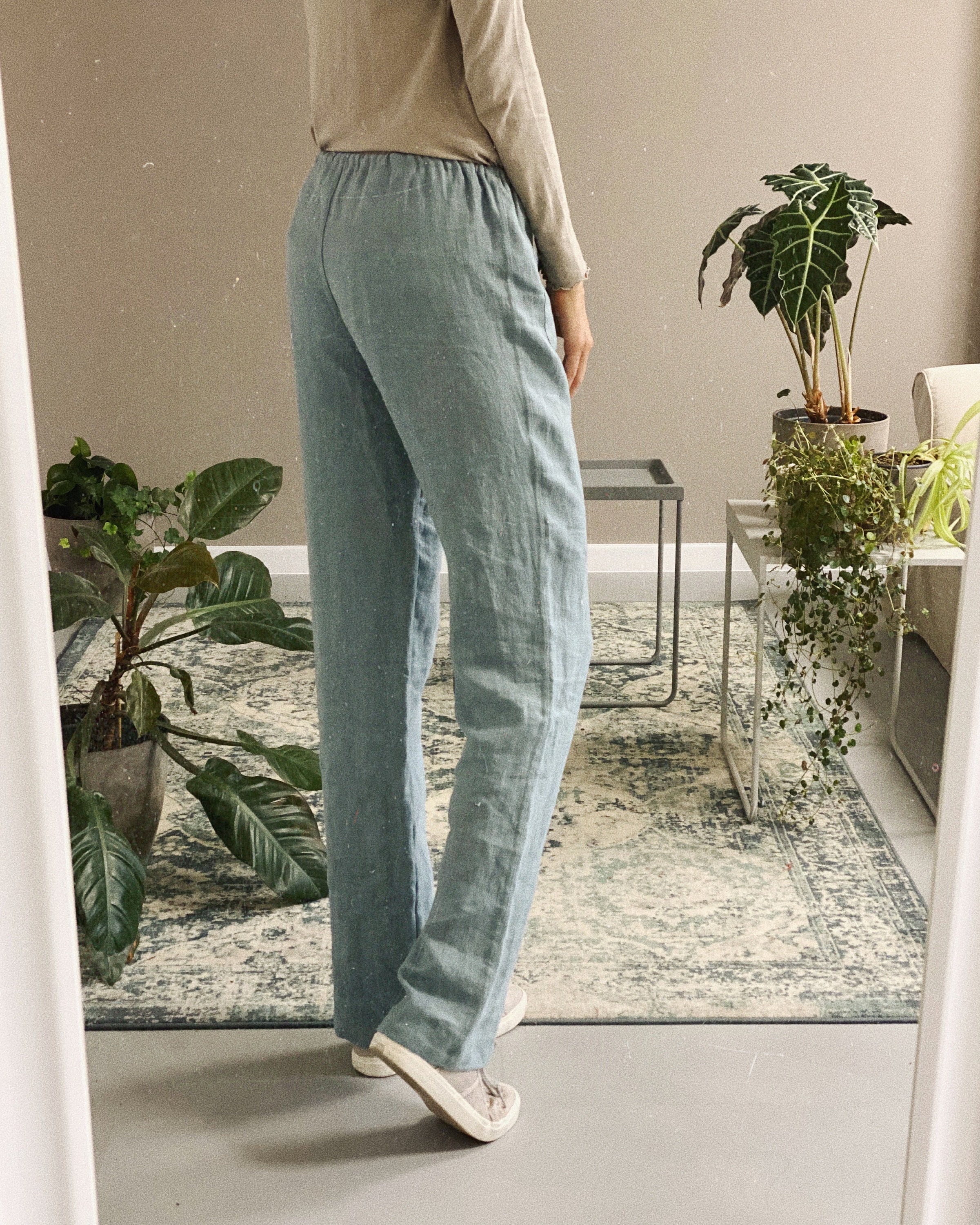 Women's Linen Pants / Linen Trousers / GIGI - Etsy