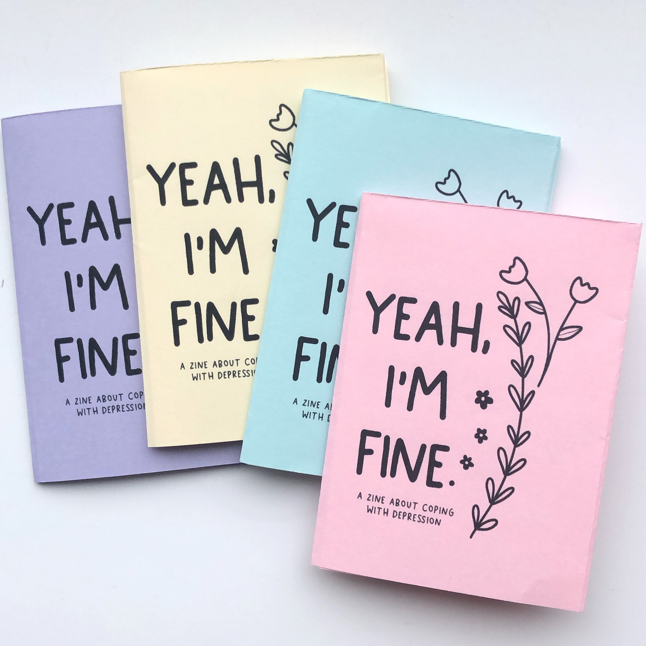 I M Fine Coping With Depression Zine Self Harm Etsy I M Fine Coping With Depression Zine Self Harm Etsy
