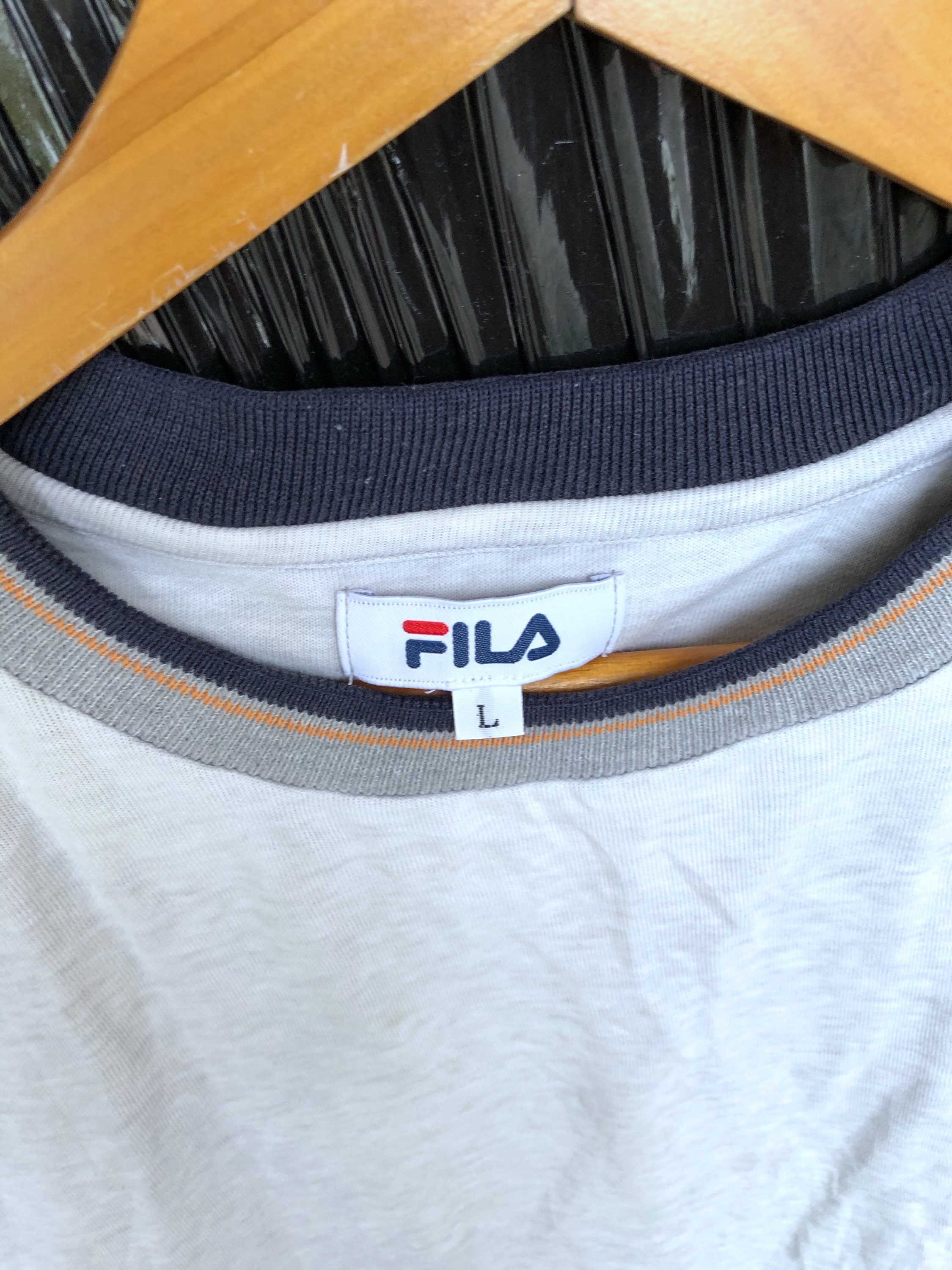 Vintage fila sweatshirt size L | Etsy