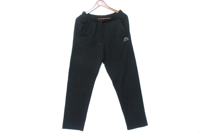 vintage 90s kappa pants stripes logo size L