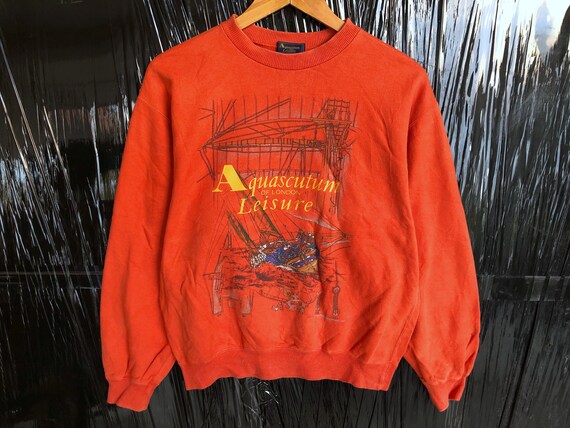 Vintage aquascutum sweatshirt size M /ysl sweatshi