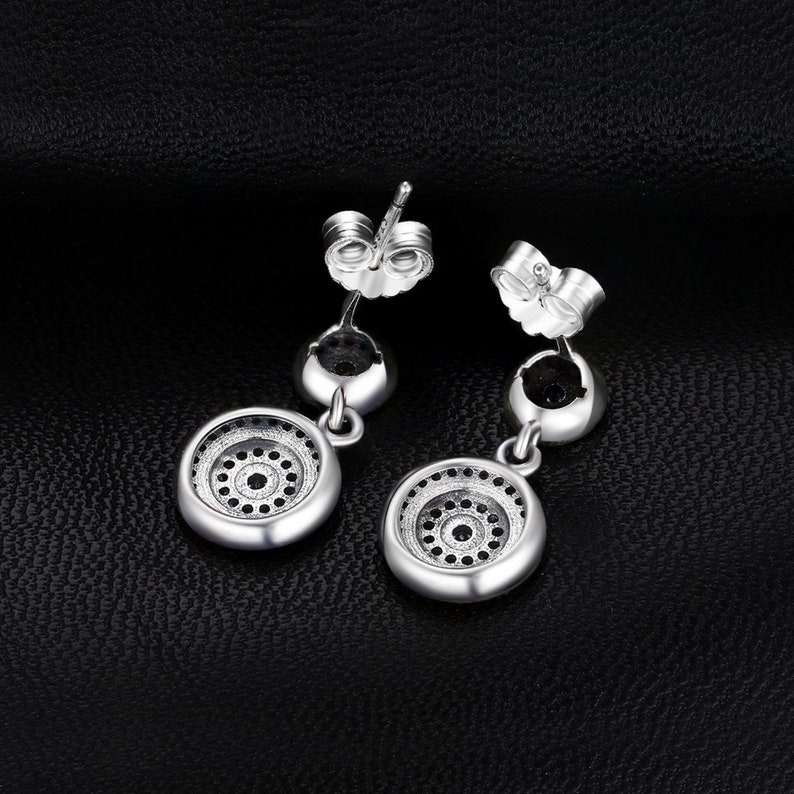 925 Sterling Silver Vintage Dangle Drop Earrings For Women Beautiful Gifts Fine Jewelry