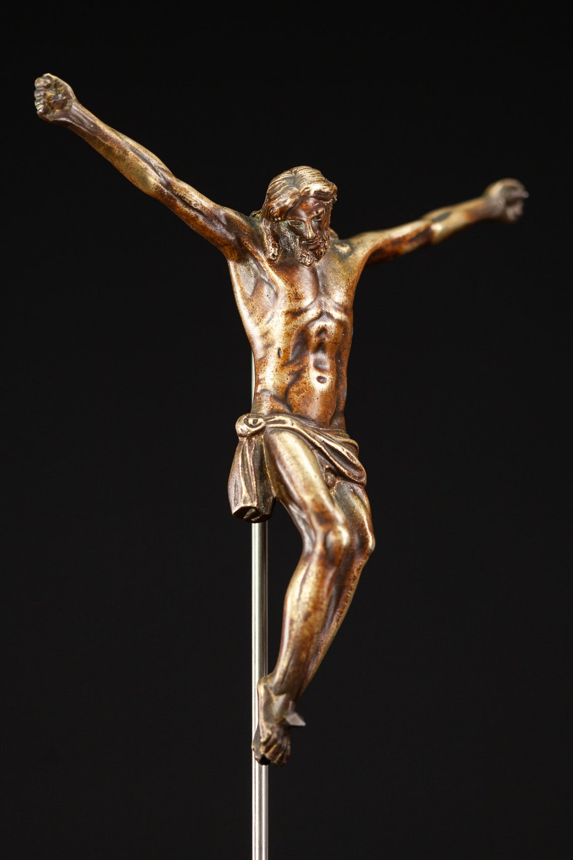 Corpus Christi Sculpture Jesus Christ Gilt Bronze Statue Etsy