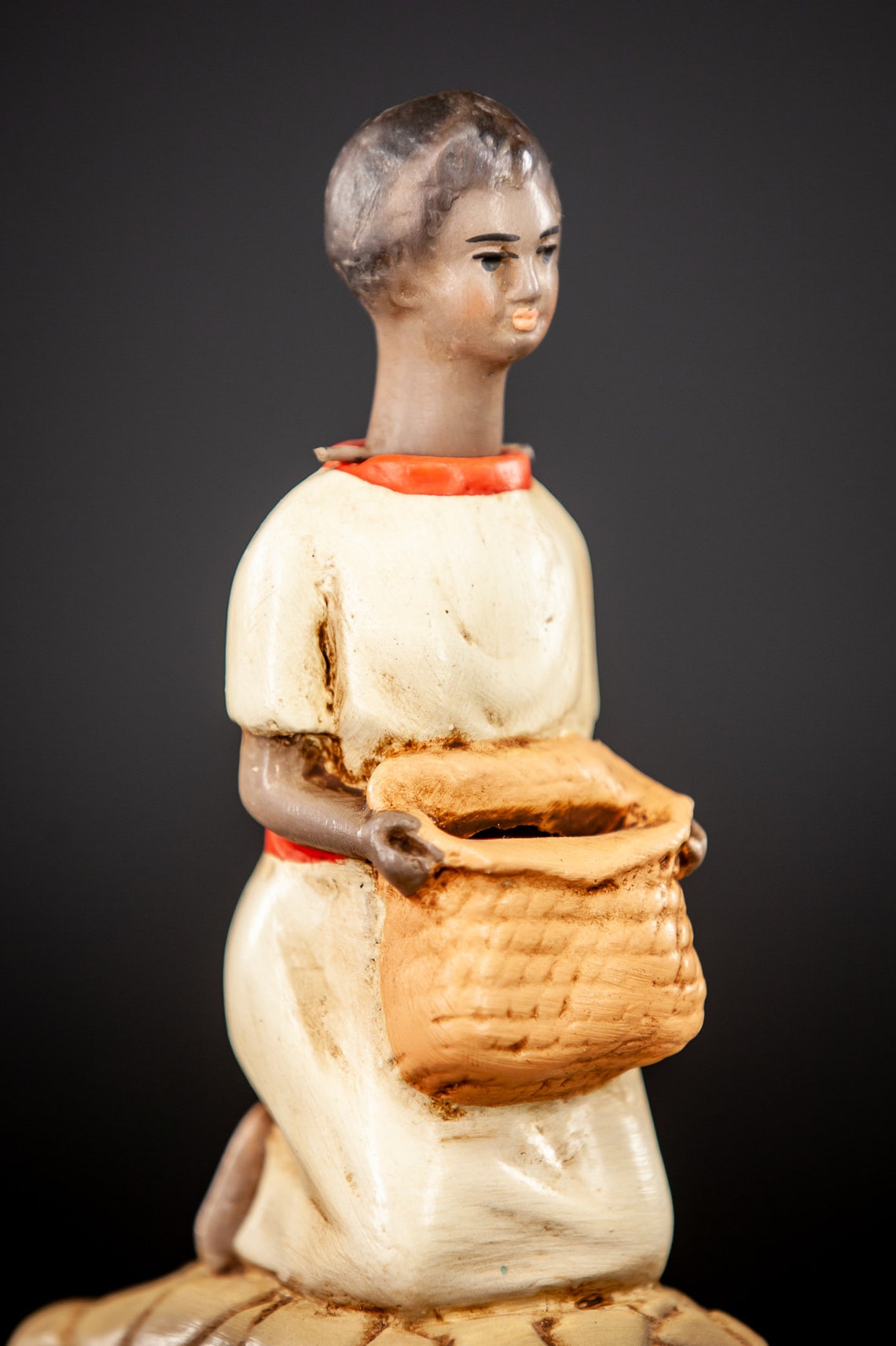 Church Collection Box Black Boy Statue Plaster African Etsy