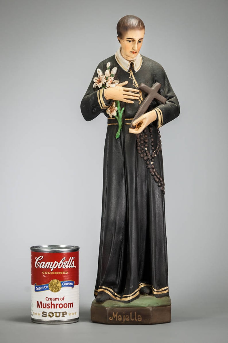 St Gerard Majella Statue Saint Italian Lay Brother Figure Etsy