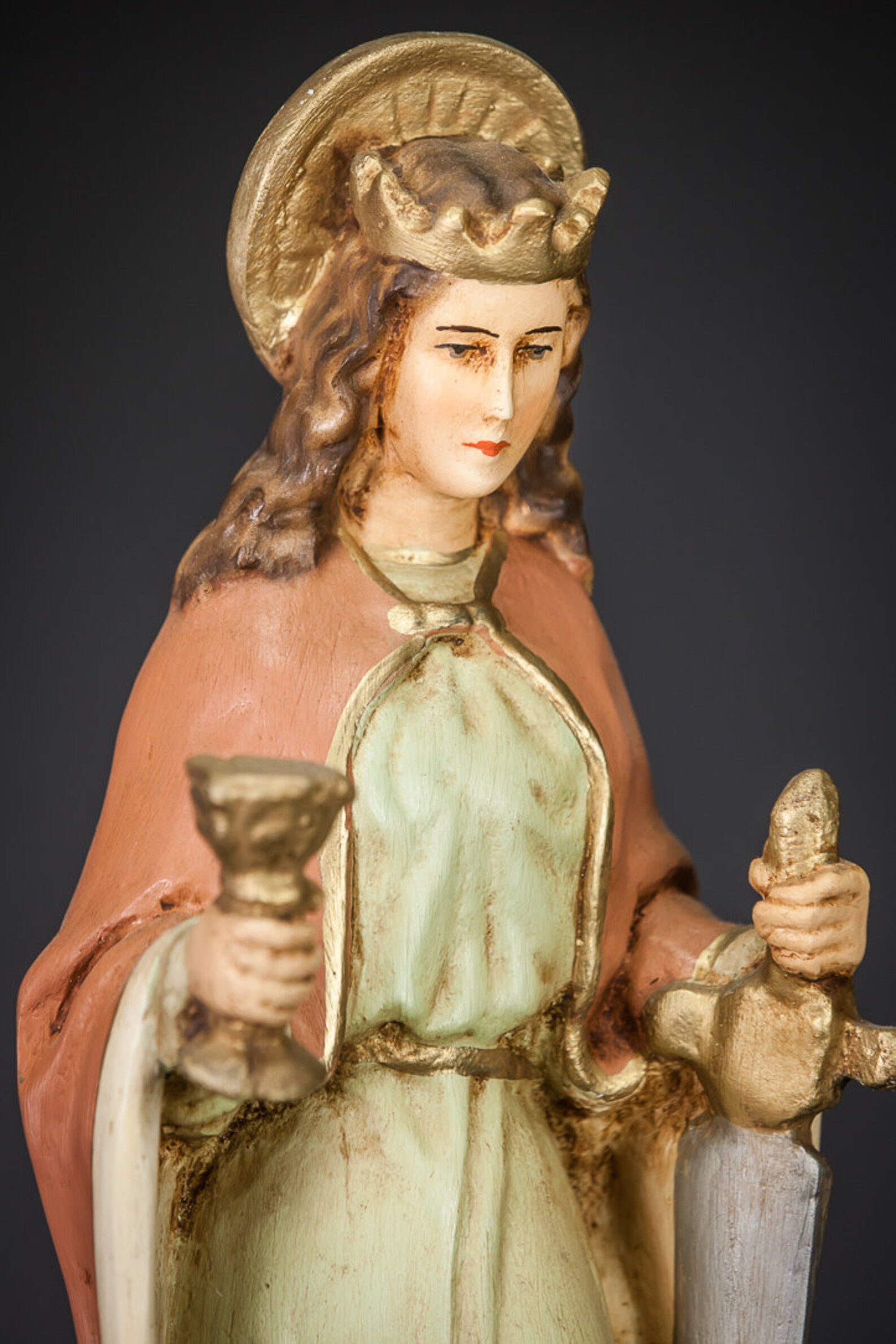 St Margaret of Antioch Saint Marina the Great Martyr Figure Etsy