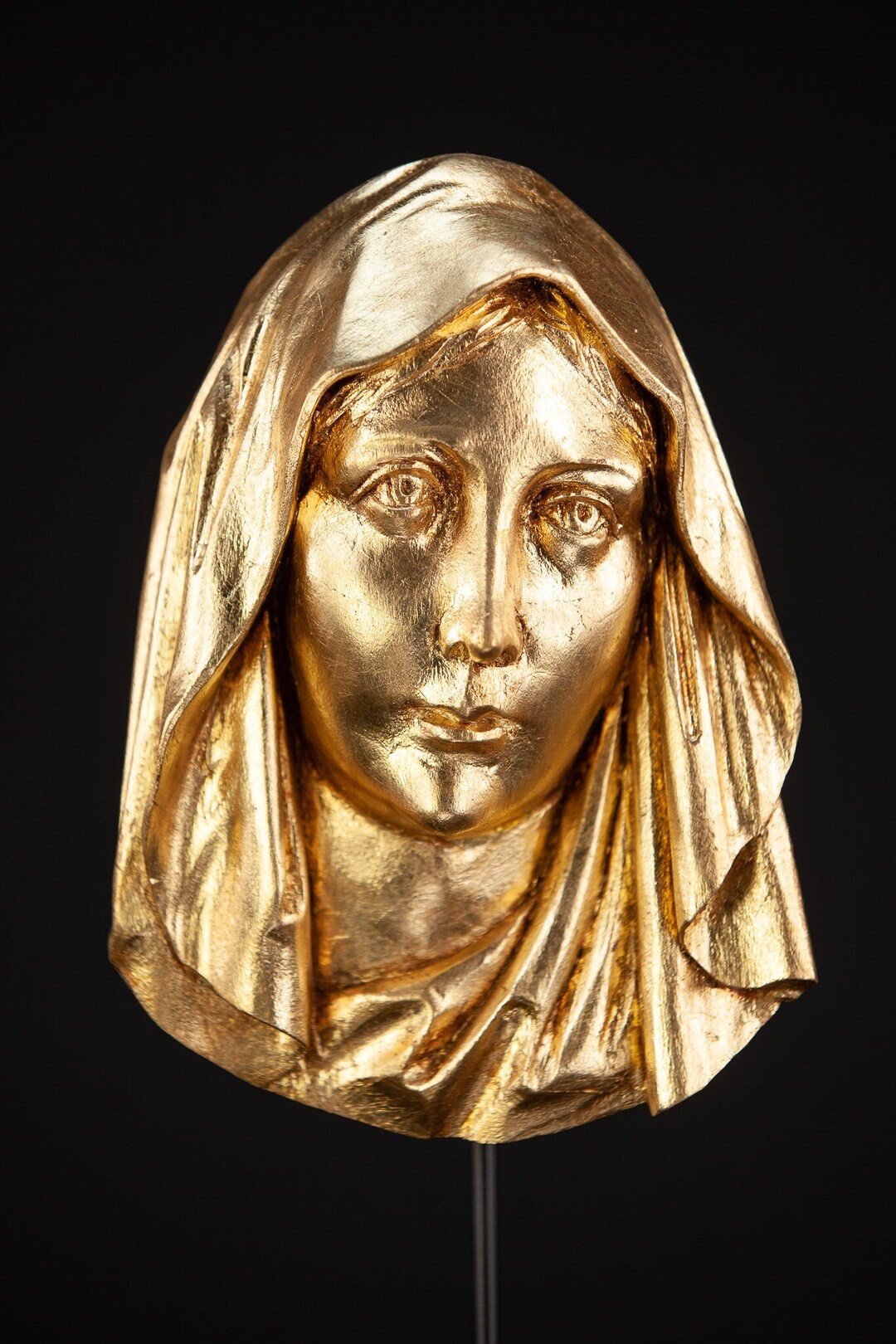 Virgin Mary Relief Sculpture Madonna Wood Carving Statue Antique Wall Icon 5.9 / 15 Cm Large - Etsy