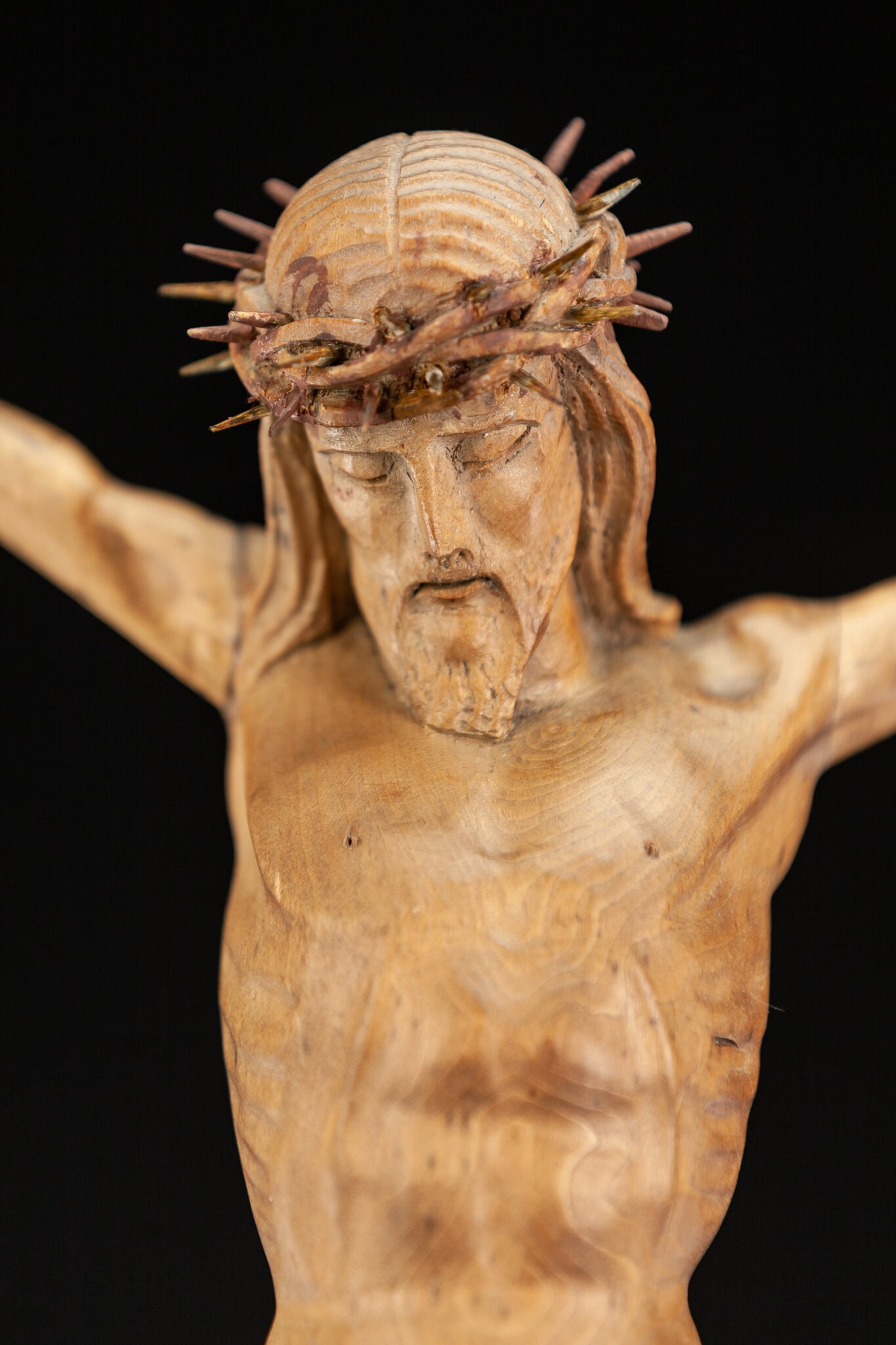 Corpus Christi Sculpture Jesus Christ Wooden Statue 1800s Etsy
