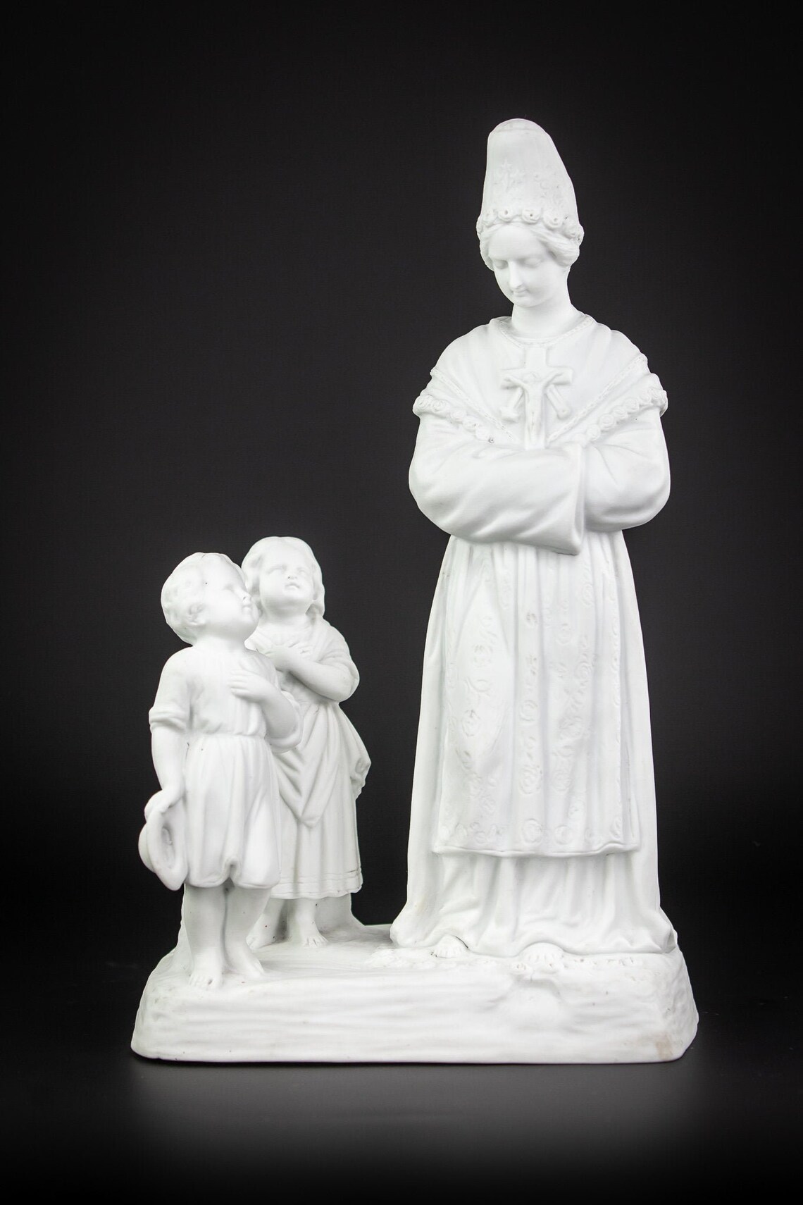 Our Lady of La Salette Statue Virgin Mary Figure ND Etsy