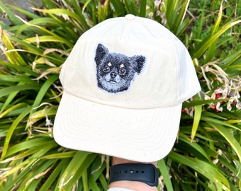 Custom Personalised  Embroidered Embroidery Pet/Animal/Dog/Cat/Rabbit Memorial Baseball Sun Cap