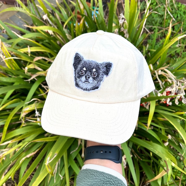 Custom Personalised  Embroidered Embroidery Pet/Animal/Dog/Cat/Rabbit Memorial Baseball Sun Cap