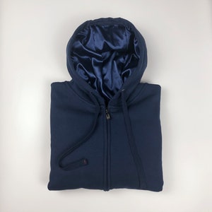 Lined zipper hoodie new arrivals