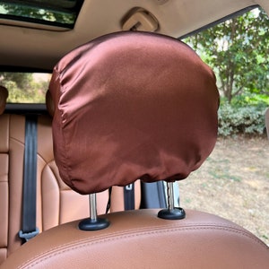 Silk Headrest Cover 