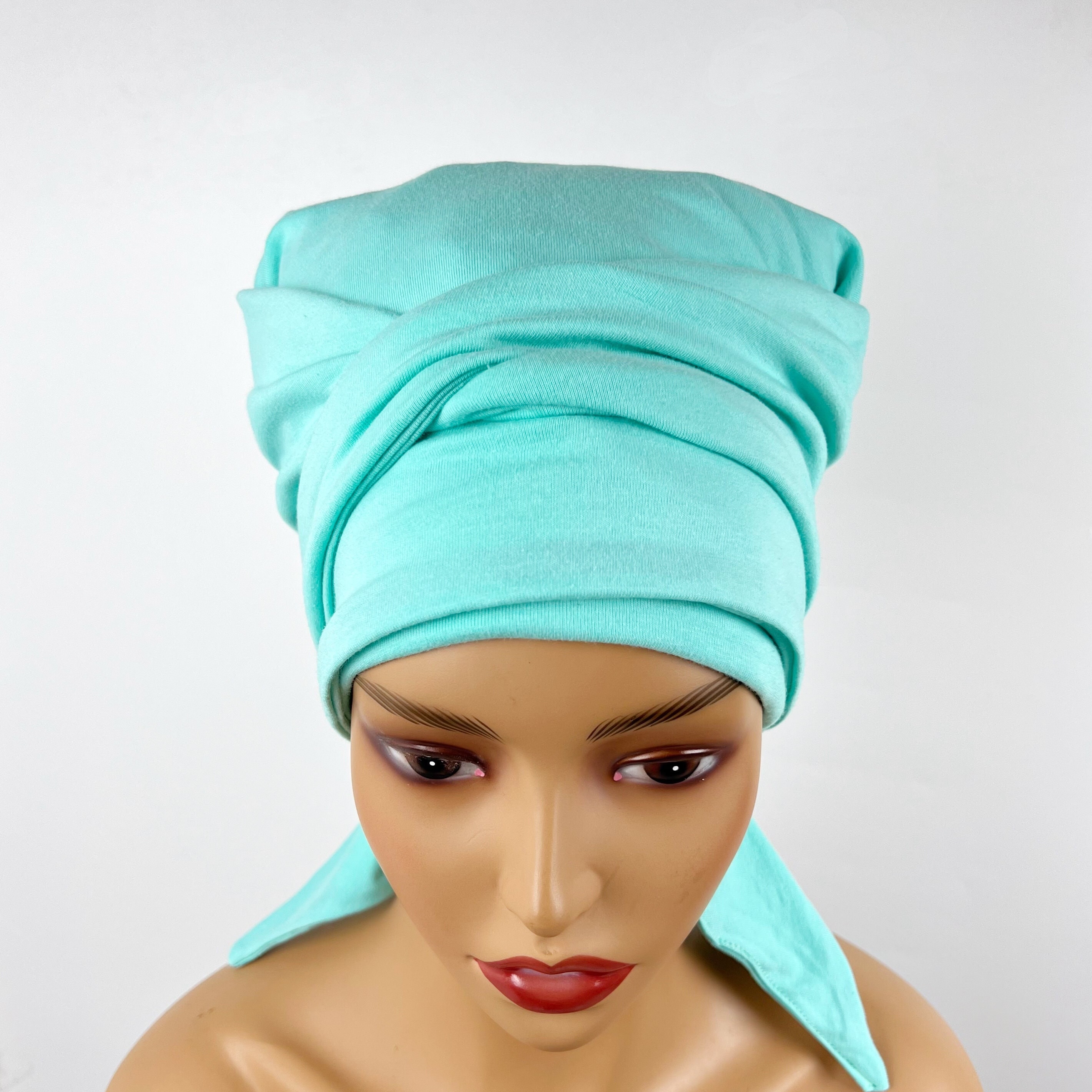 T shirt Cotton Hair Plopping Towel Ice Blue Etsy