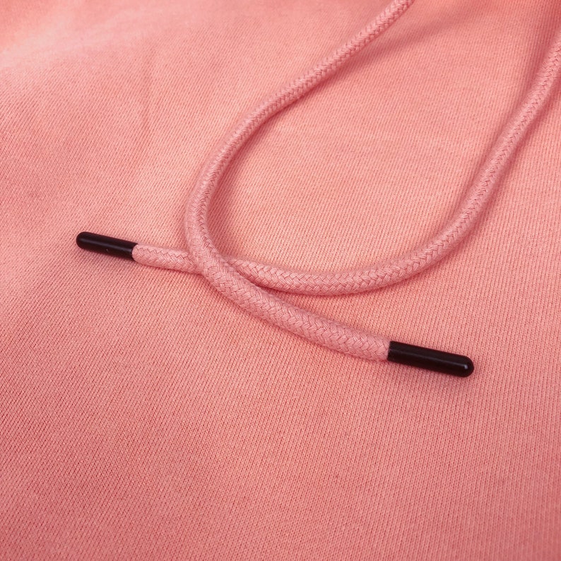 Satin Lined Hoodie-Thick-Pink image 3