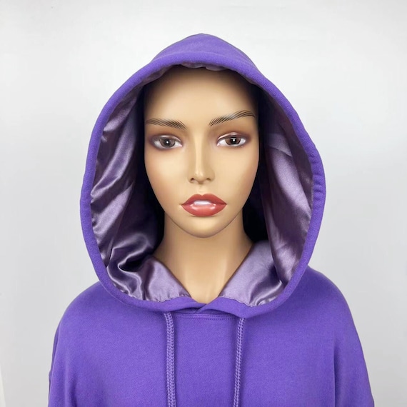Satin hoodie women's new arrivals