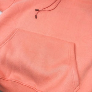 Satin Lined Hoodie-Thick-Pink image 2