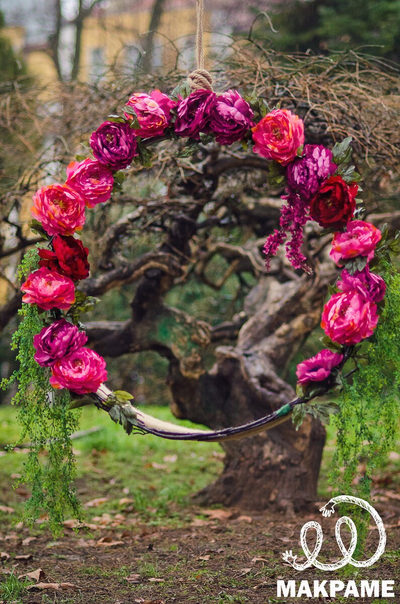 Hanging Hoop swing Hanging swing Photography Prop Children Etsy