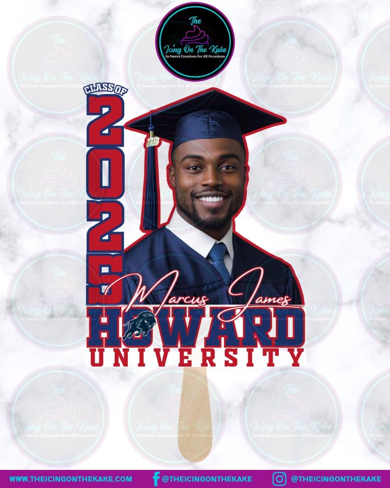 Custom Graduation Fans | High School or College Graduation ...