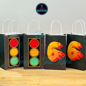 Race Car Party Favor Bag/Race Car Goodie Bag/Race Car Party/Race Car Treat Bag