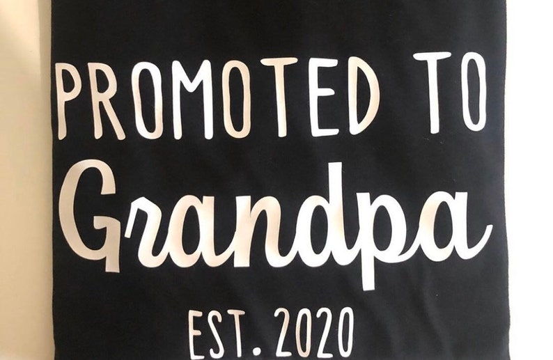 Pregnancy Announcement T-Shirt Grandpa Shirt Soon to be Grandpa