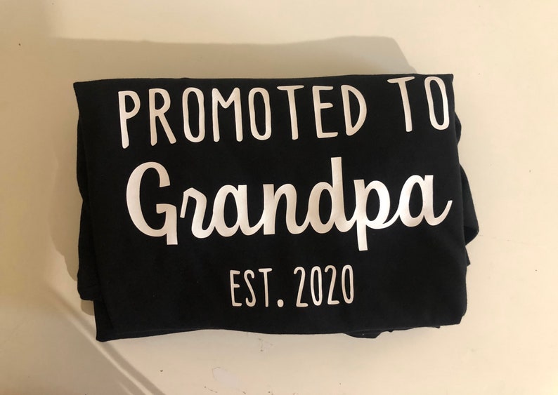 Pregnancy Announcement T-Shirt Grandpa Shirt Soon to be Grandpa